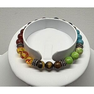 2 Chakra Bracelets 7 To 8 Inch On Stretch Cord